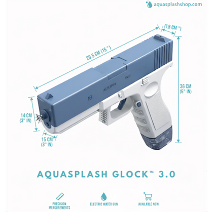 Get Ready for Action with the Powerful Automatic Water Gun Glock!